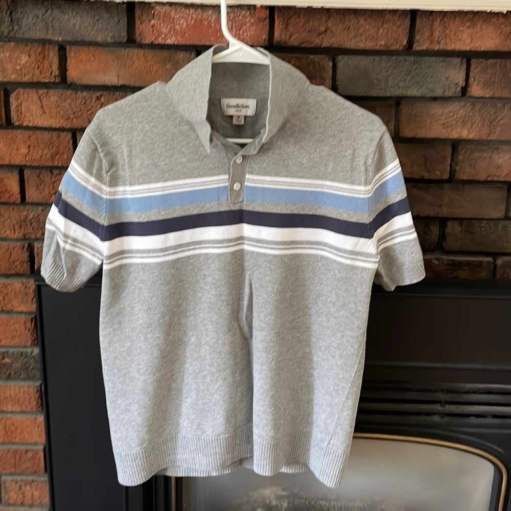 Mens sweater polo
